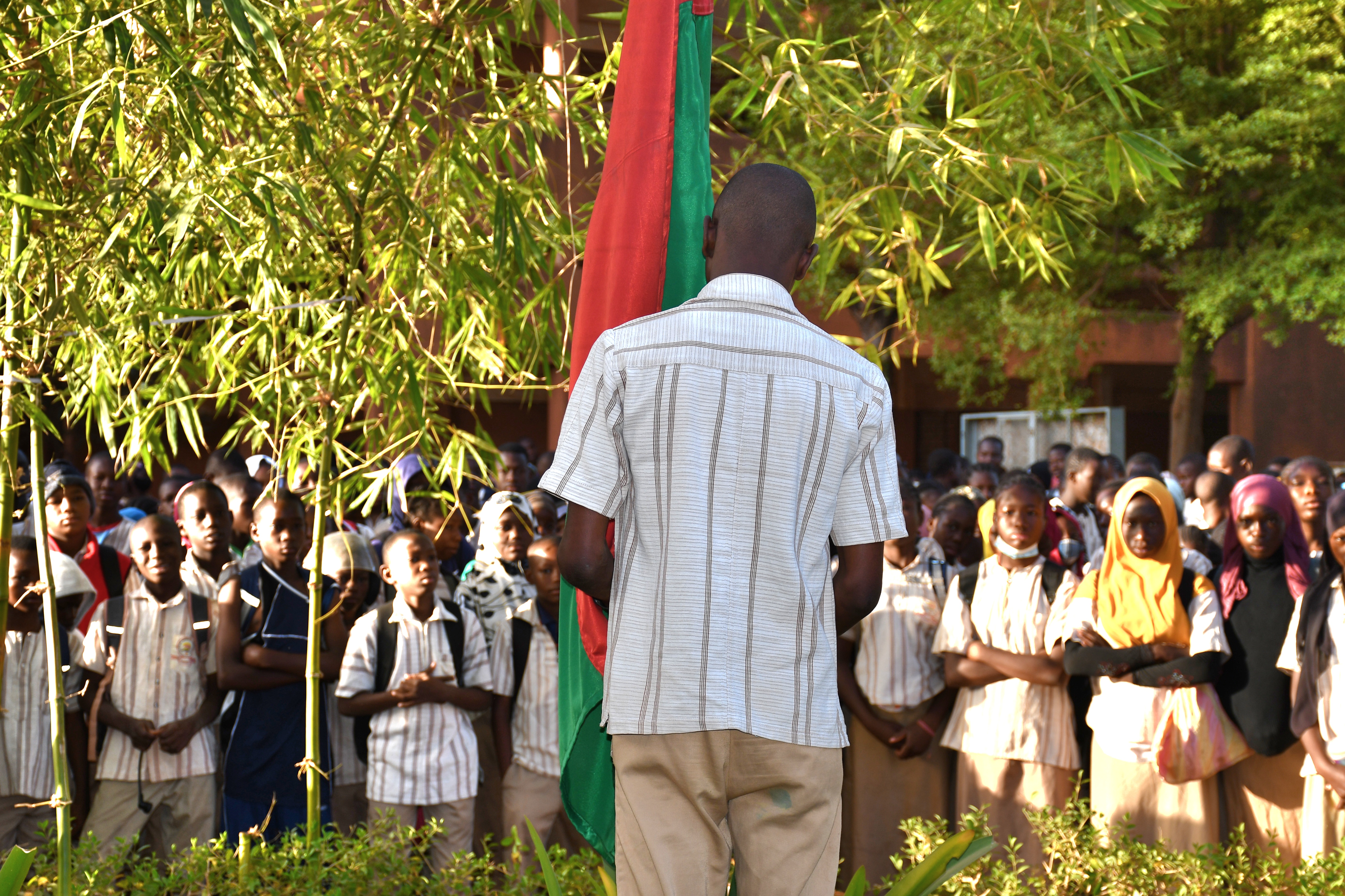Montée des couleurs nationale