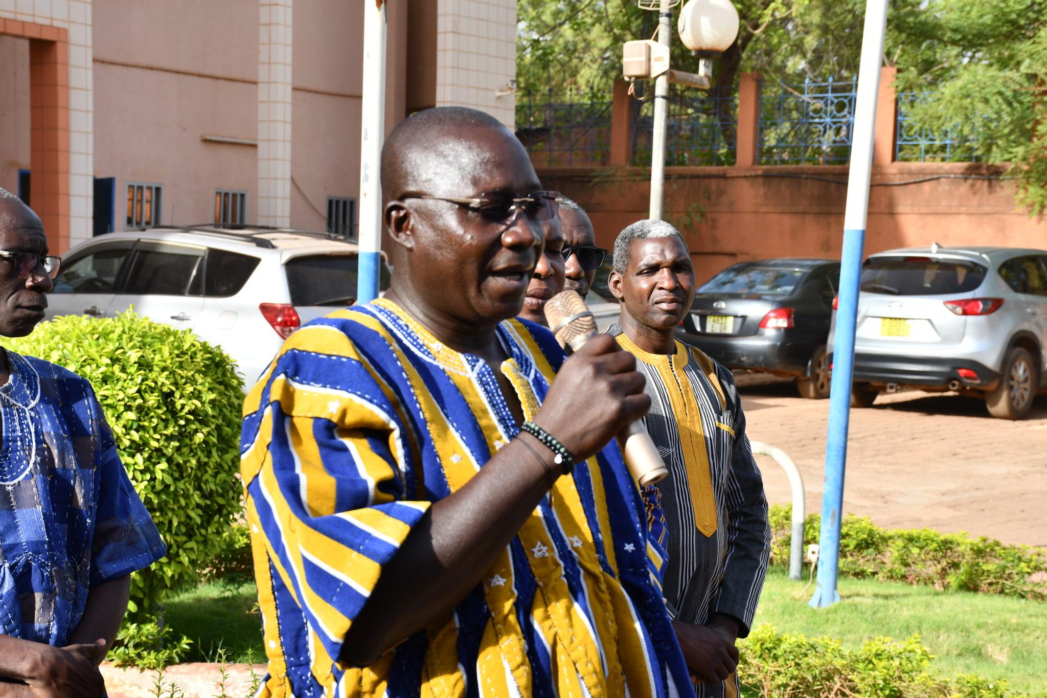 Ragnang-néwindé Isidore Tiemtoré, PCA de l'ONATEL-SA, lors de son allocution