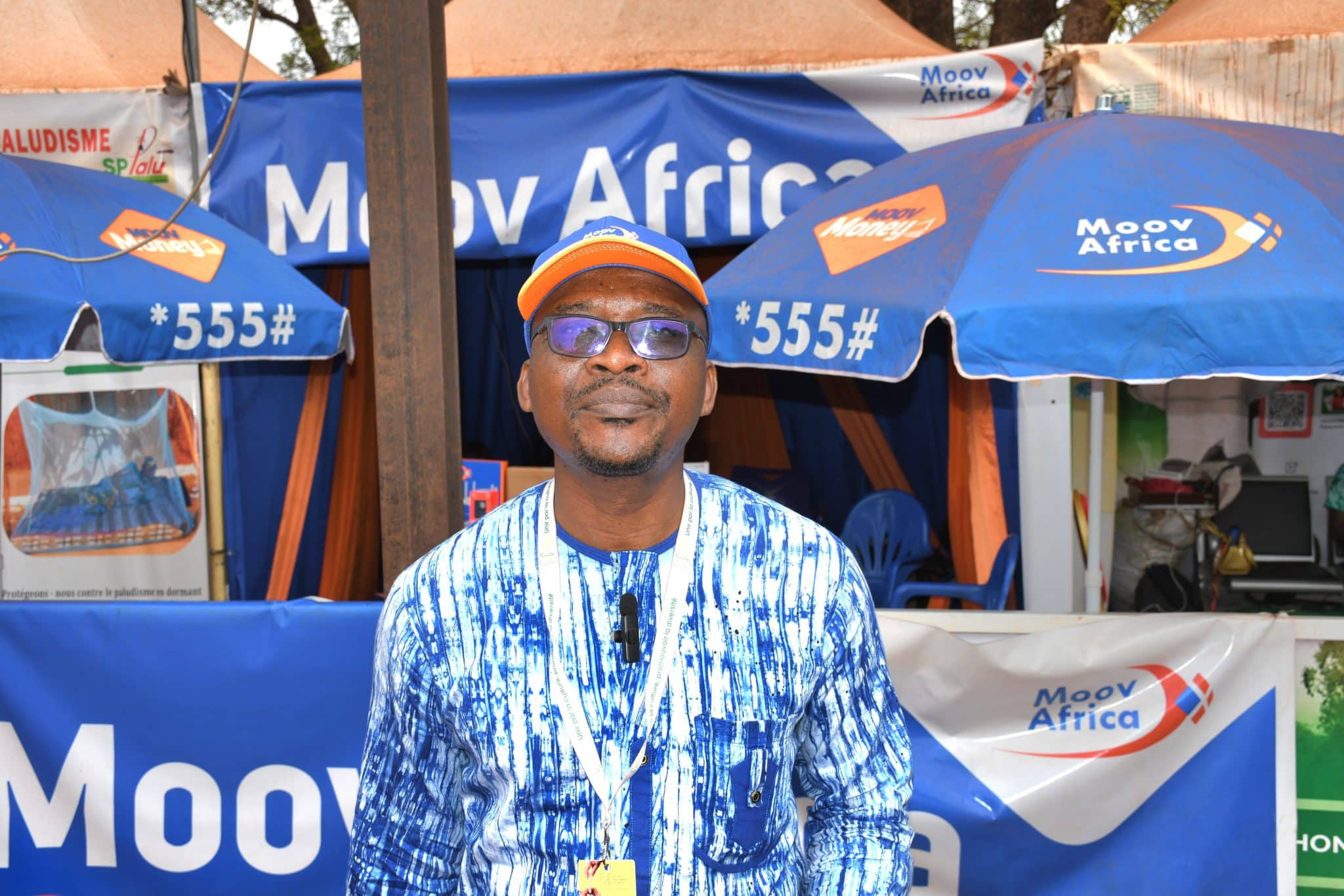 Albert Ouanti, chef de clientèle à l’agence Moov Africa de Bobo-Dioulasso, lors de la SNC 2026.