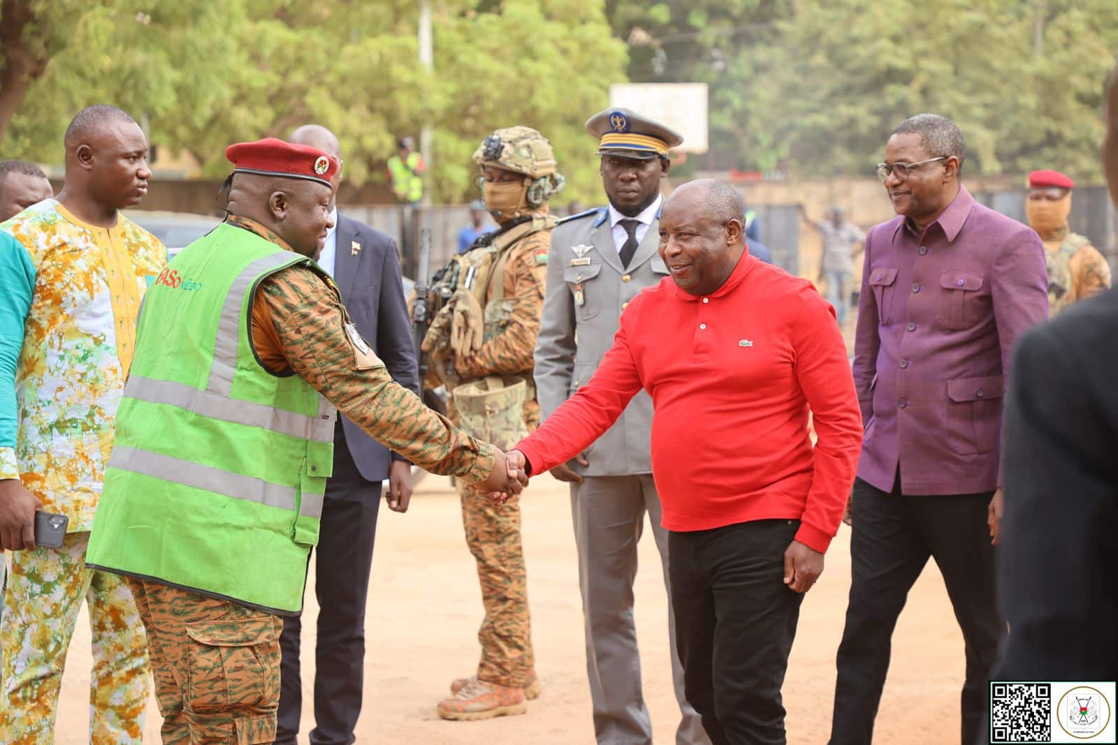 Le Président du Burundi, le Général Évariste NDAYISHIMIYE