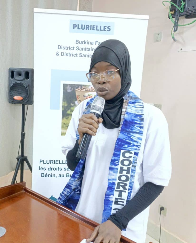 Fatimata Yago, porte-parole des stagiaires