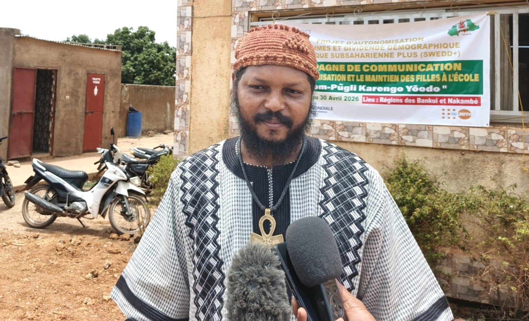 Michael Platon, représentant de la confédération des dozos des Balé