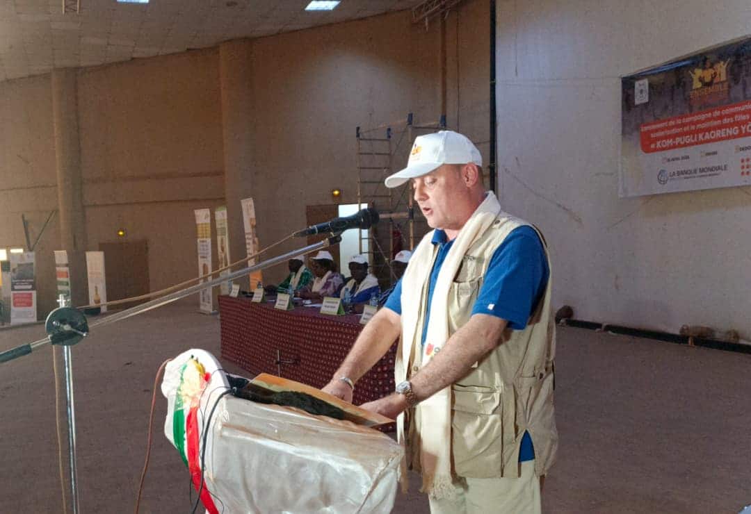 Le représentant du Fonds des Nations Unies pour la population (UNFPA) au Burkina, Yves Sassenrath