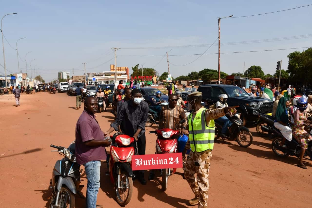 Contrôle de l'ONASER à Bobo-Dioulasso : pas de casque, pas de route