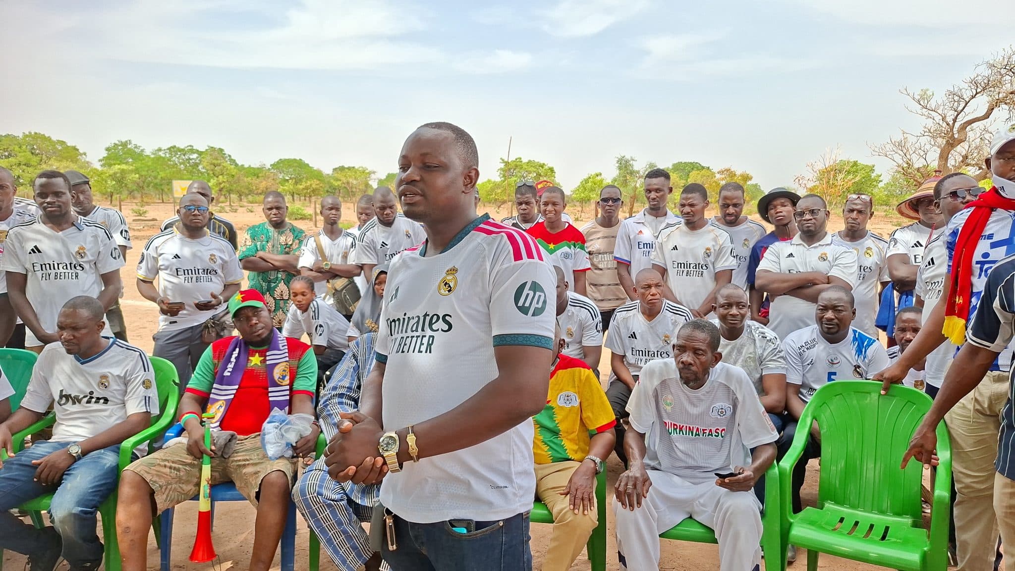 Abdoul Aziz Yaméogo expliquant les raisons du soutien au couple Kaboré