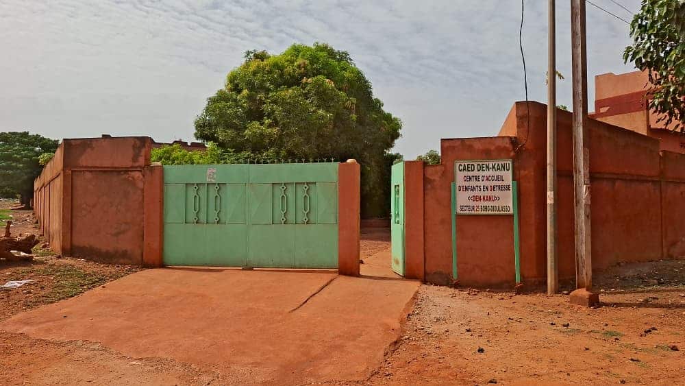 Le Centre d'accueil d'enfants en détresse « Den-Kanu » au secteur 25 de Bobo-Dioulasso.