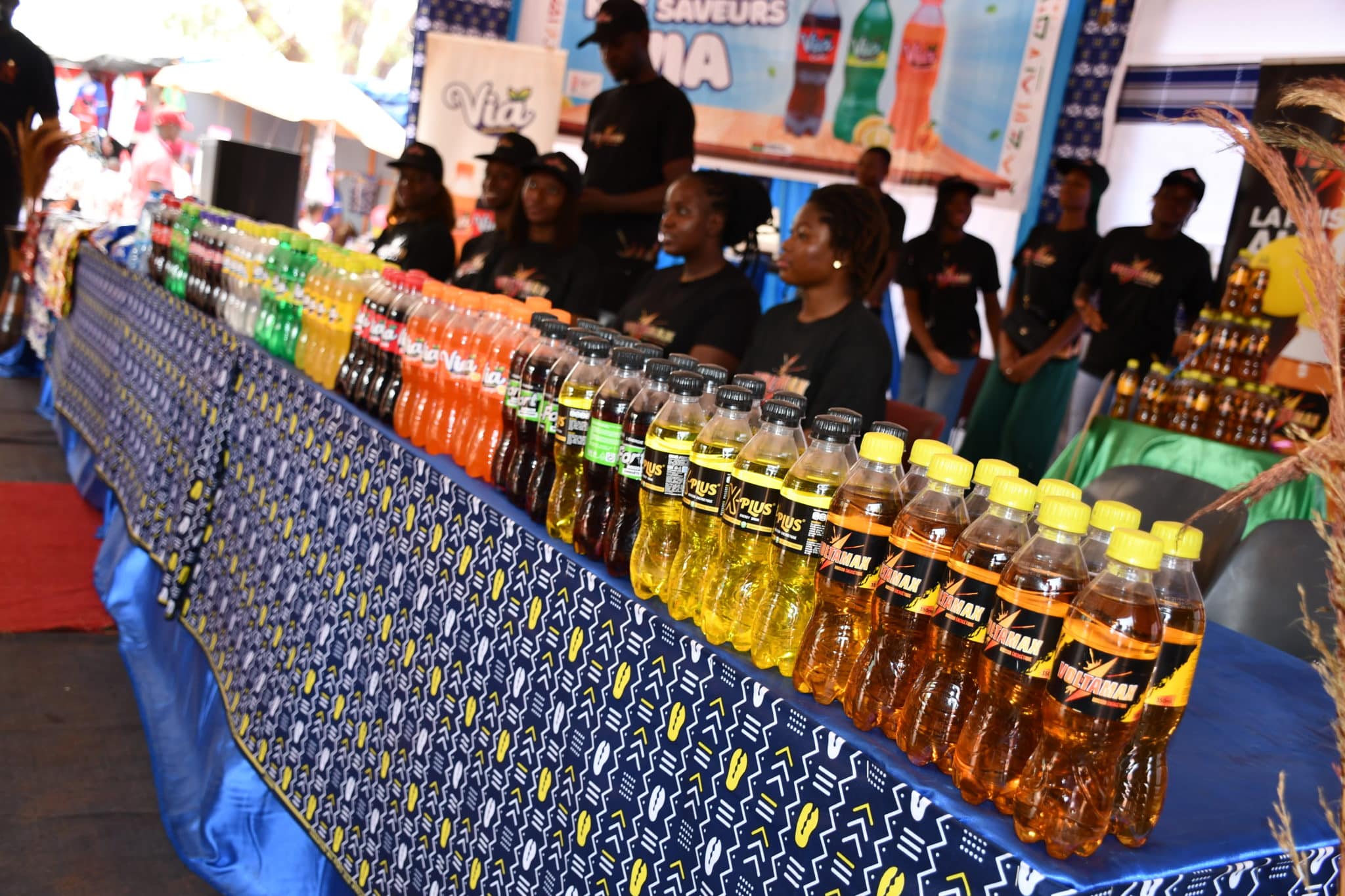 Présentation de la gamme de produits "Fièrement fabriqués au Burkina Faso"