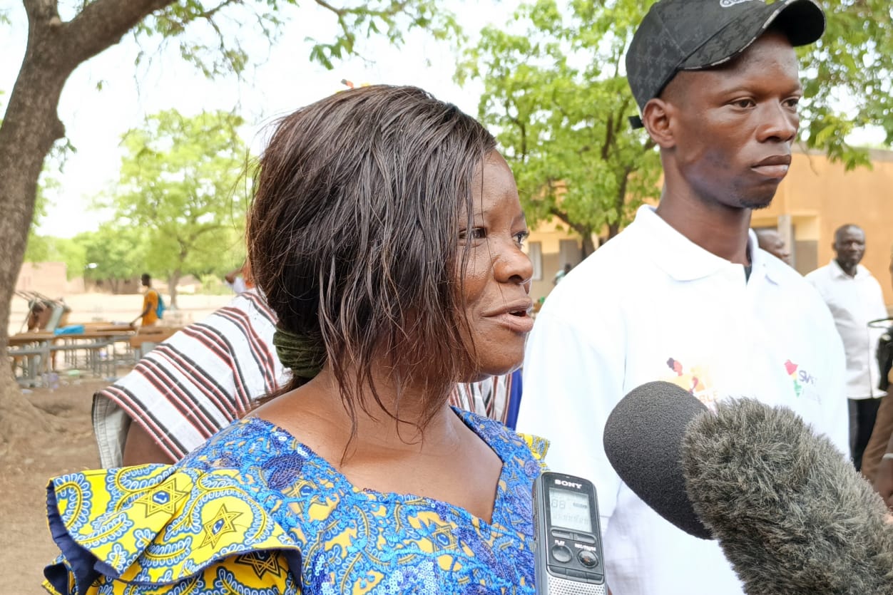 Honorine Ilboudou, proviseure du lycée départemental de Pâ