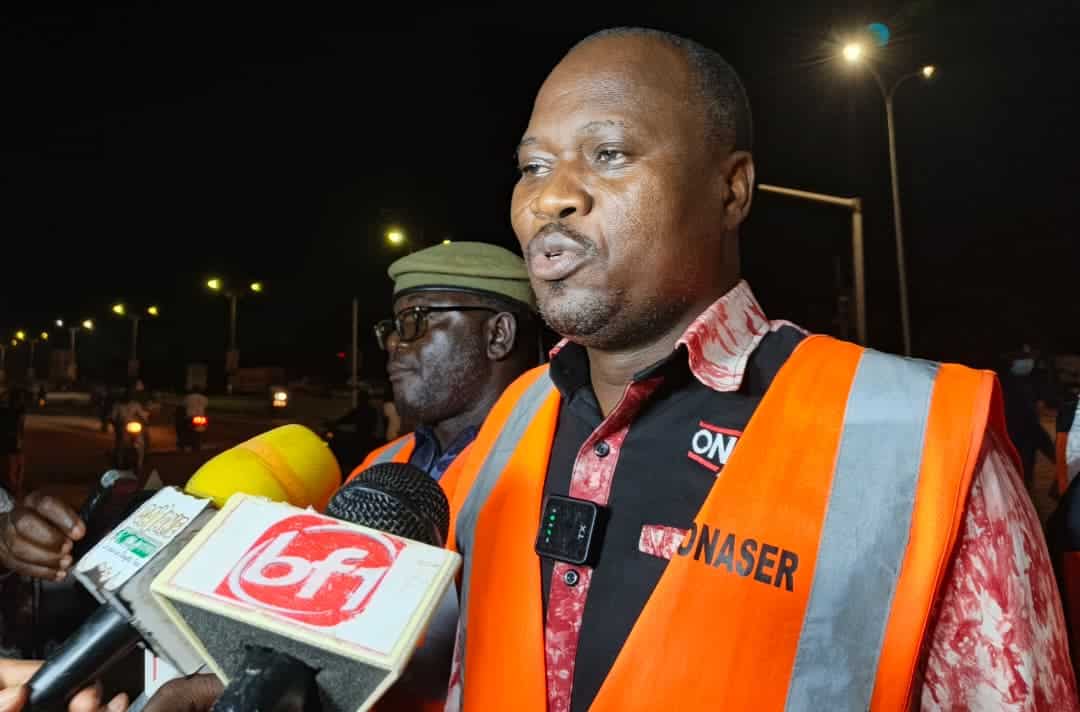 Le commissaire principal de police et directeur de la normalisation et des opérations de l’ONASER, Moïse Ouédraogo