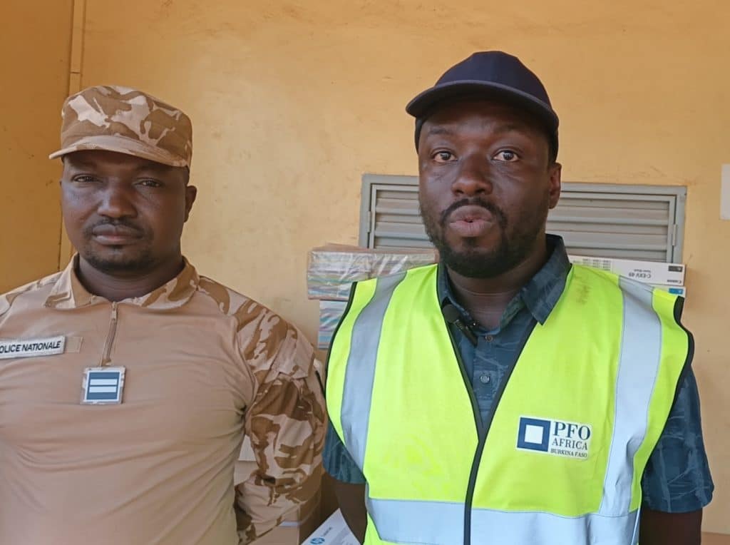 Stéphane Thio, responsable achat transit de PFO Africa Burkina Faso