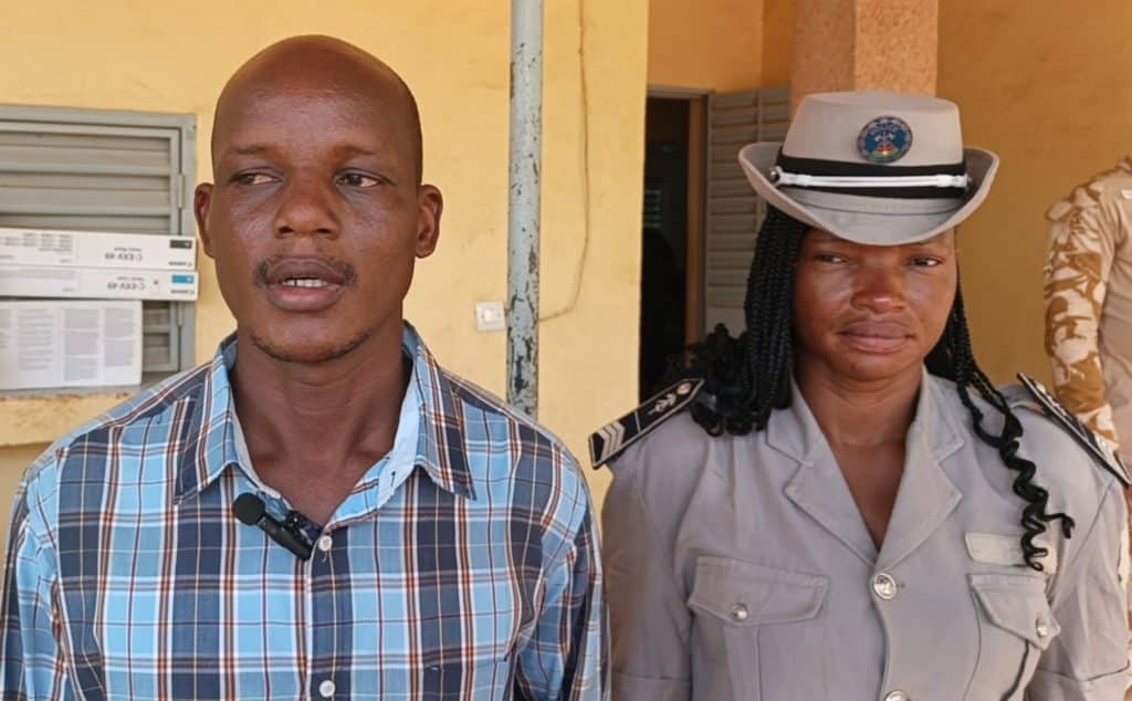 lieutenant de police Adama Ouoba, représentant le commissaire de police de Saaba