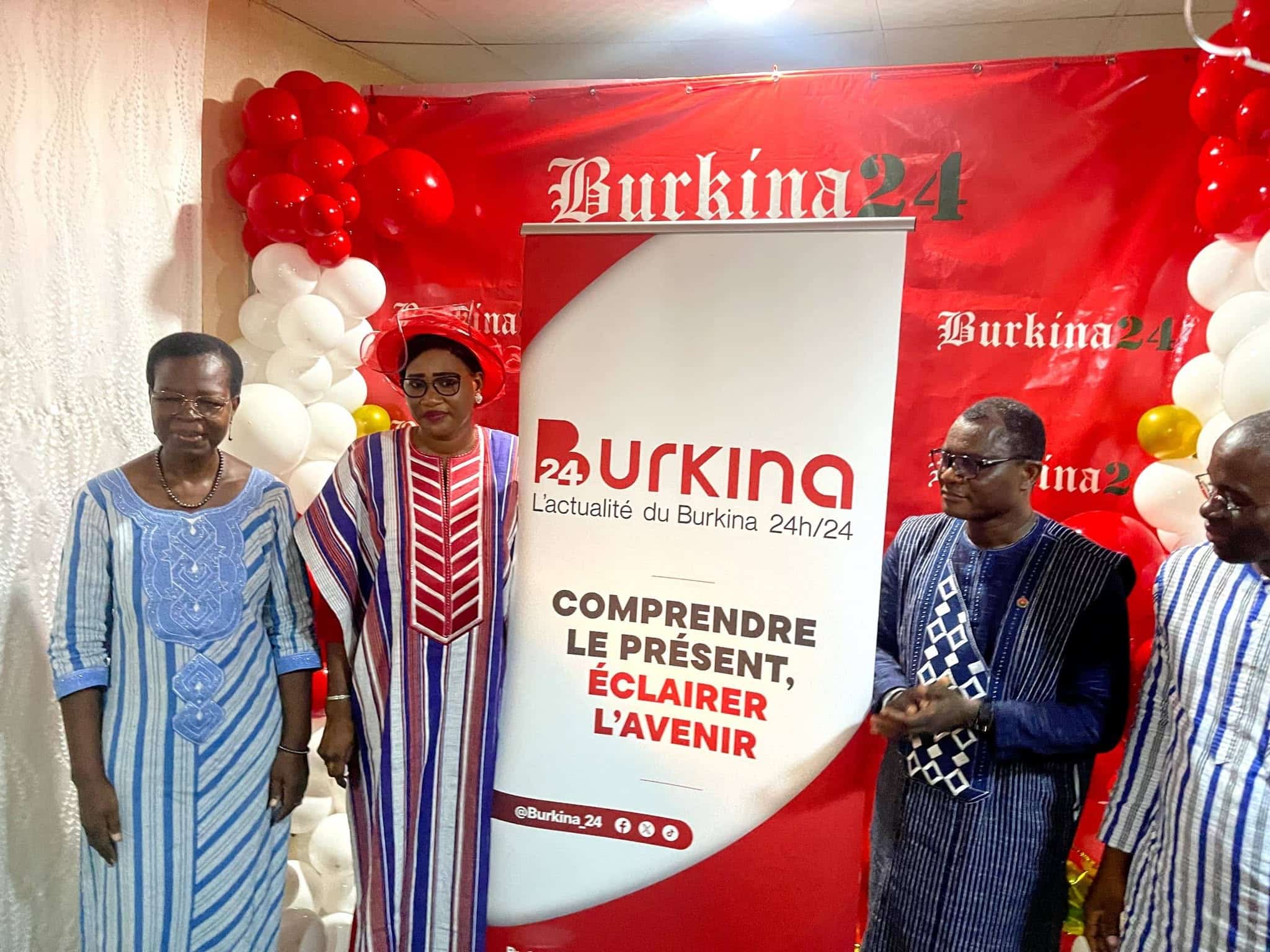 Présentation officielle de la nouvelle identité visuelle de Burkina 24