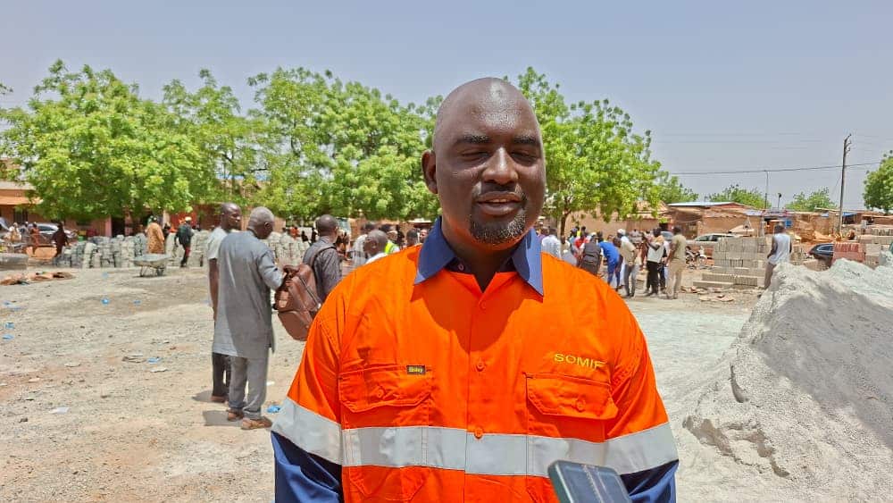 Le directeur général de la **SOMIF** (Société des Mines du Faso), Mohamadi Sawadogo