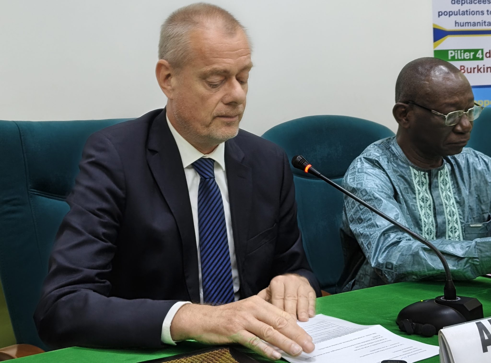 Dietrich Becker, ambassadeur de l'Allemagne au Burkina Faso
