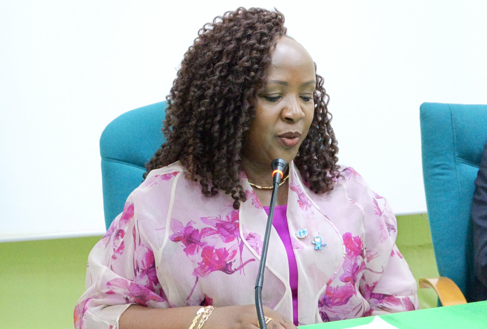 La représentante de l’UNICEF au Burkina, Dr Chantal Umutoni