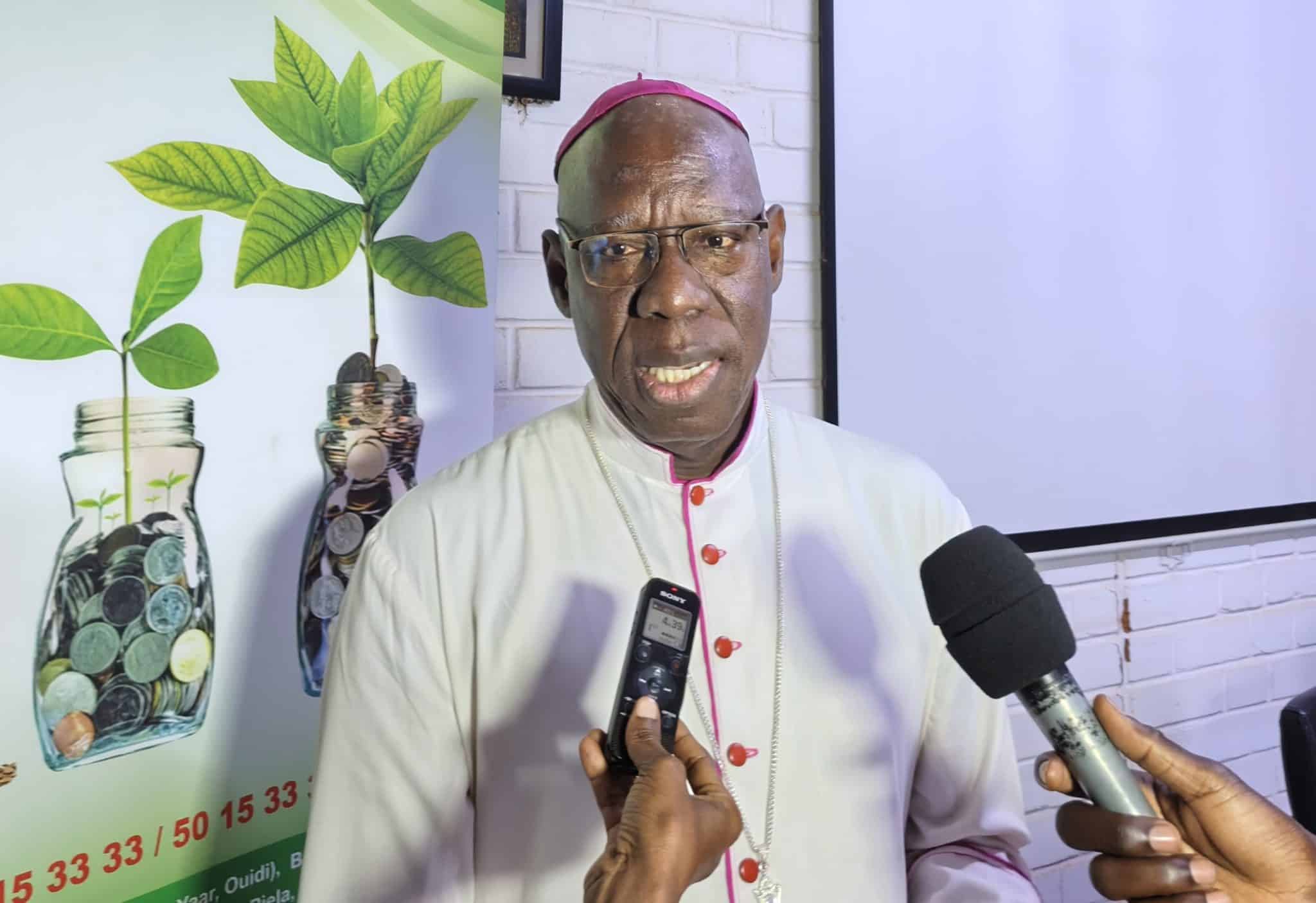 Mgr Justin Kientega, représentant de l'OCADES