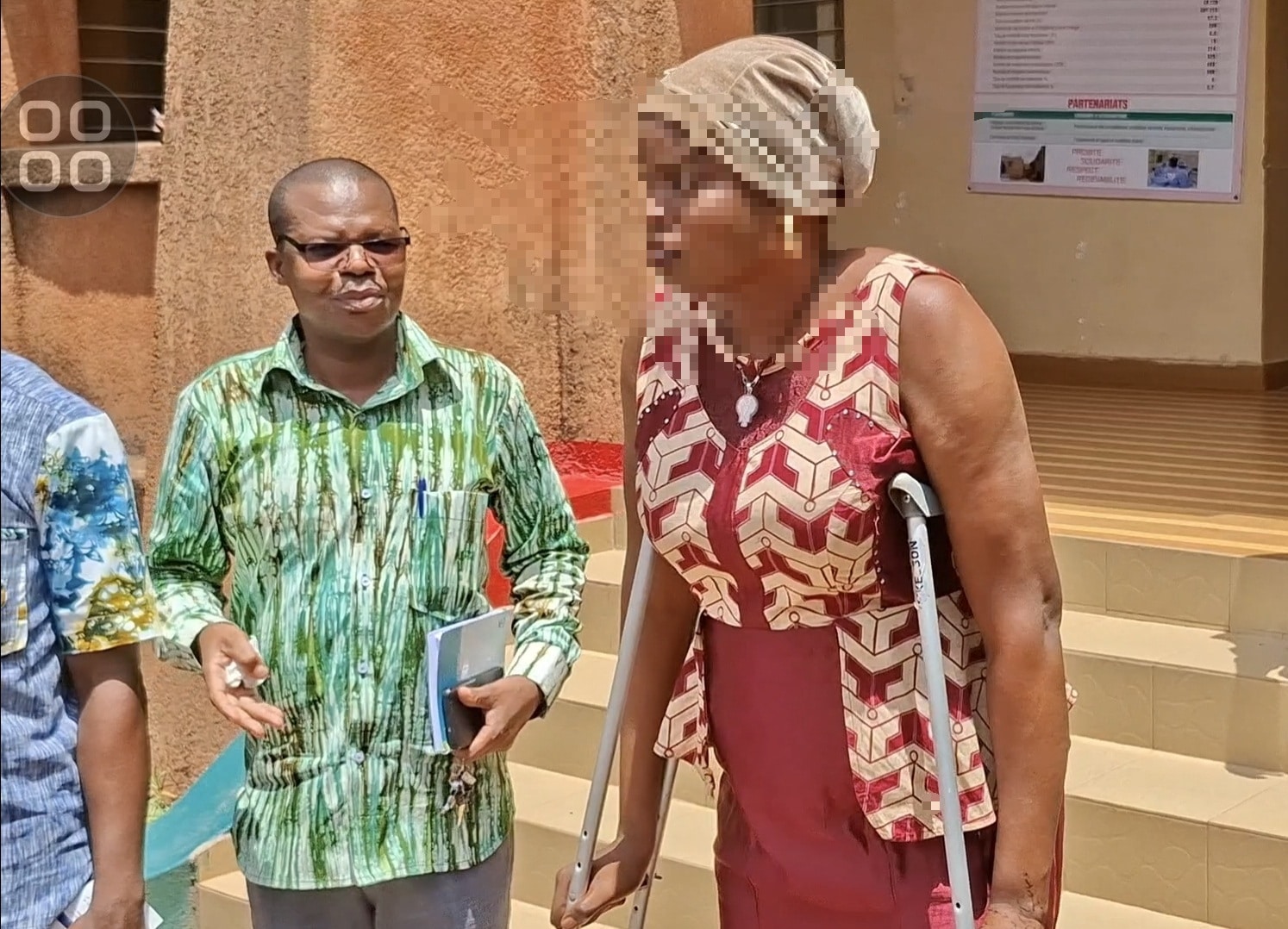 Wendlassida Honorine Yaméogo, prise en charge à hauteur de 800 000 F CFA au CHU Souro Sanou : « Sans cette aide, je ne serais plus en vie aujourd’hui ». ©Burkina 24, Mai 2026