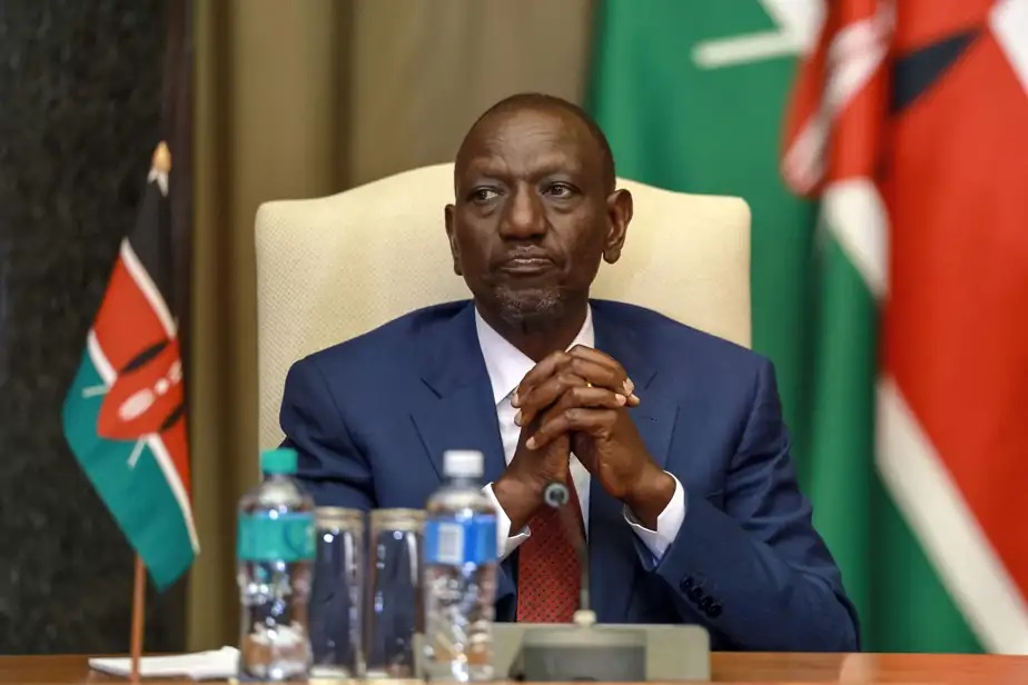 Le président kényan, William Ruto, à Pretoria en Afrique du Sud, le 4 juin