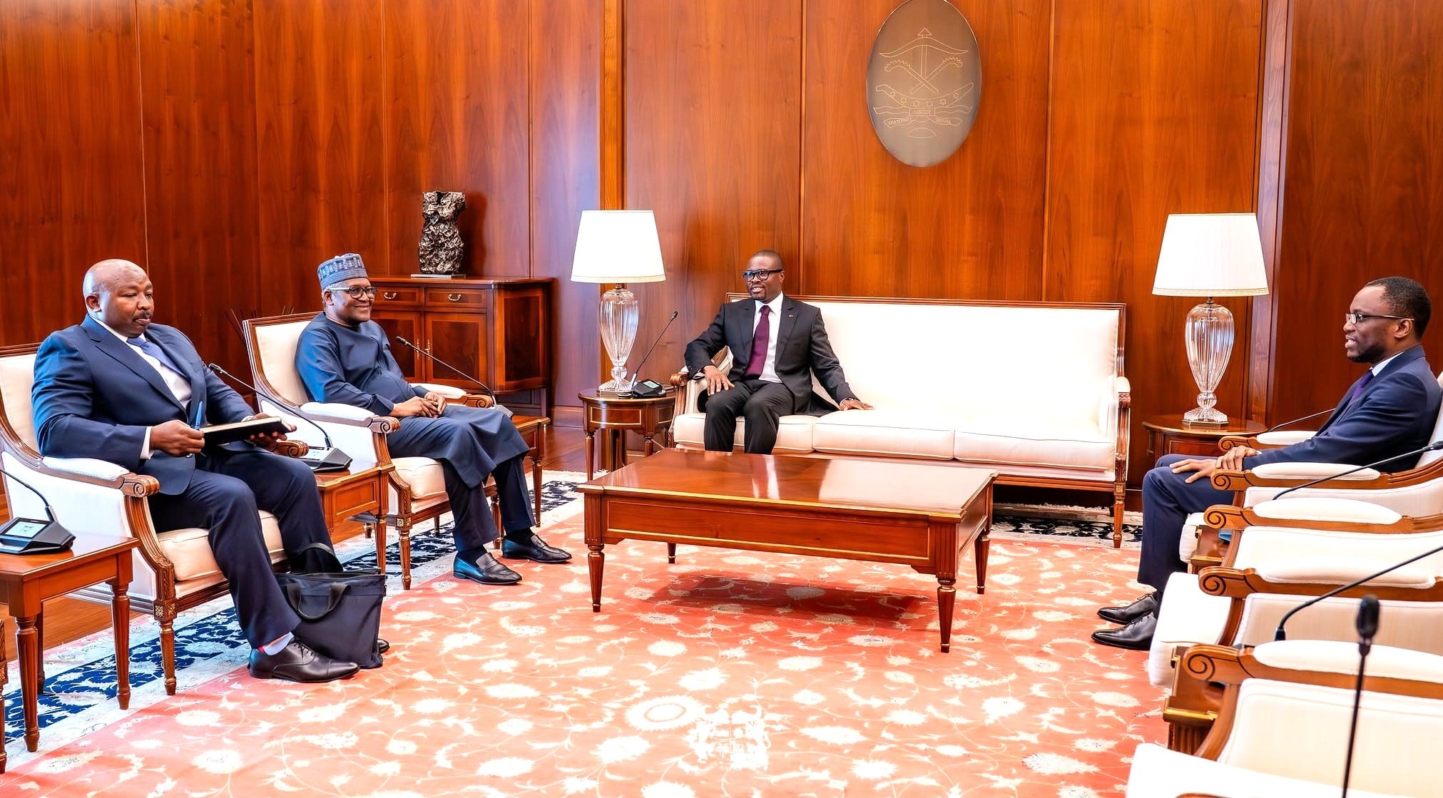 Romuald Wadagni reçoit Aliko Dangote 