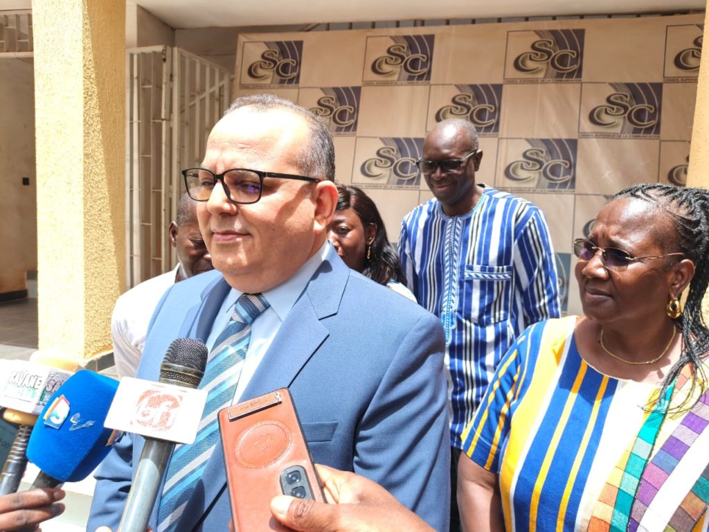 Camarade Mohamed Karim, directeur général de Moov Africa Burkina