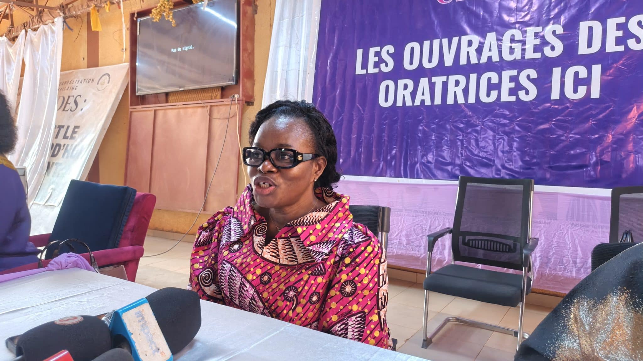 pasteure Désirhée N'Cho, venue de Côte d'Ivoire