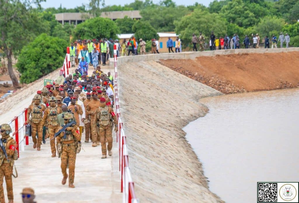 Le Capitaine Ibrahim TRAORÉ inaugure le barrage de Pô Kapro