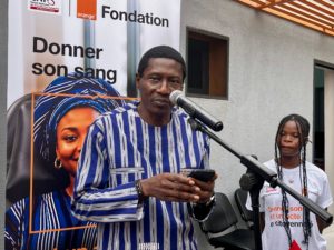 Le directeur général du Centre national de transfusion sanguine au Burkina Faso, le Dr Désiré Nezien