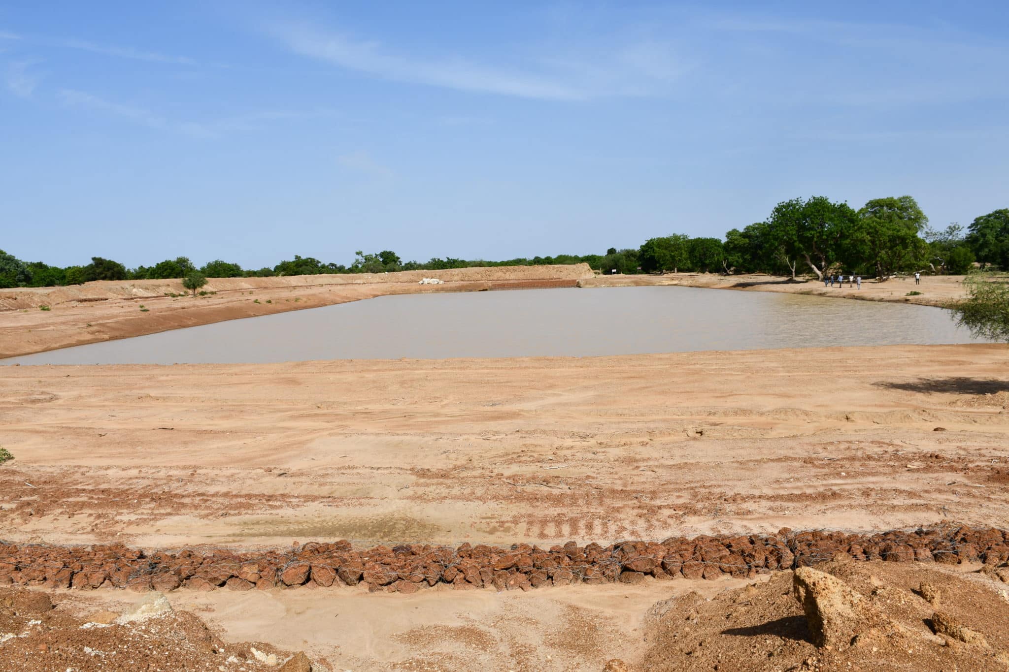 Retenue d’eau pastorale de 25 000 $m^3$ à Nakaba. @Burkina 24