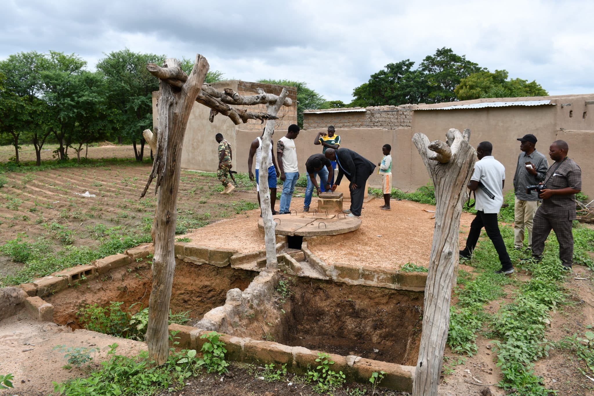 Dispositif de production d’énergie et d’engrais organique installé par le PIDACC/BN. © Burkina 24