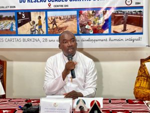 Abbé Constantin Safanitié Séré, secrétaire général de l'OCADES Caritas Burkina