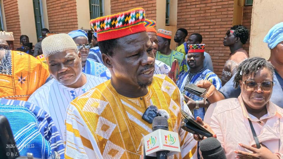 Manegre Naaba Sanèm, président de la Fédération des Trapraticiens du BurkinaManegre Naaba Sanèm, président de la Fédération des Trapraticiens du Burkina