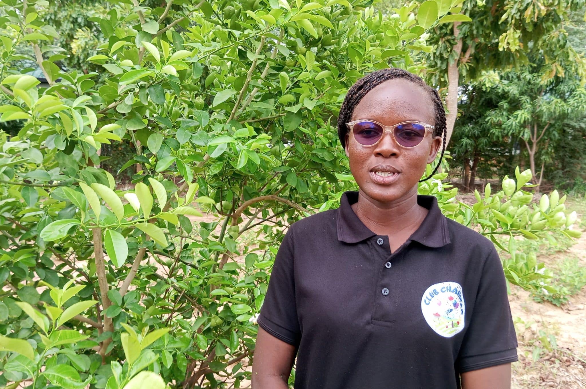 Somda Y. R. Marie Reine, responsable du pôle agroécologique du Club Chahifad.