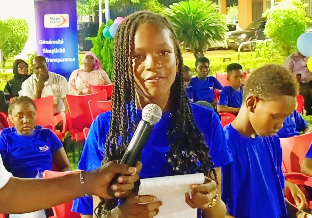 Zonou Maelys, enfant participante