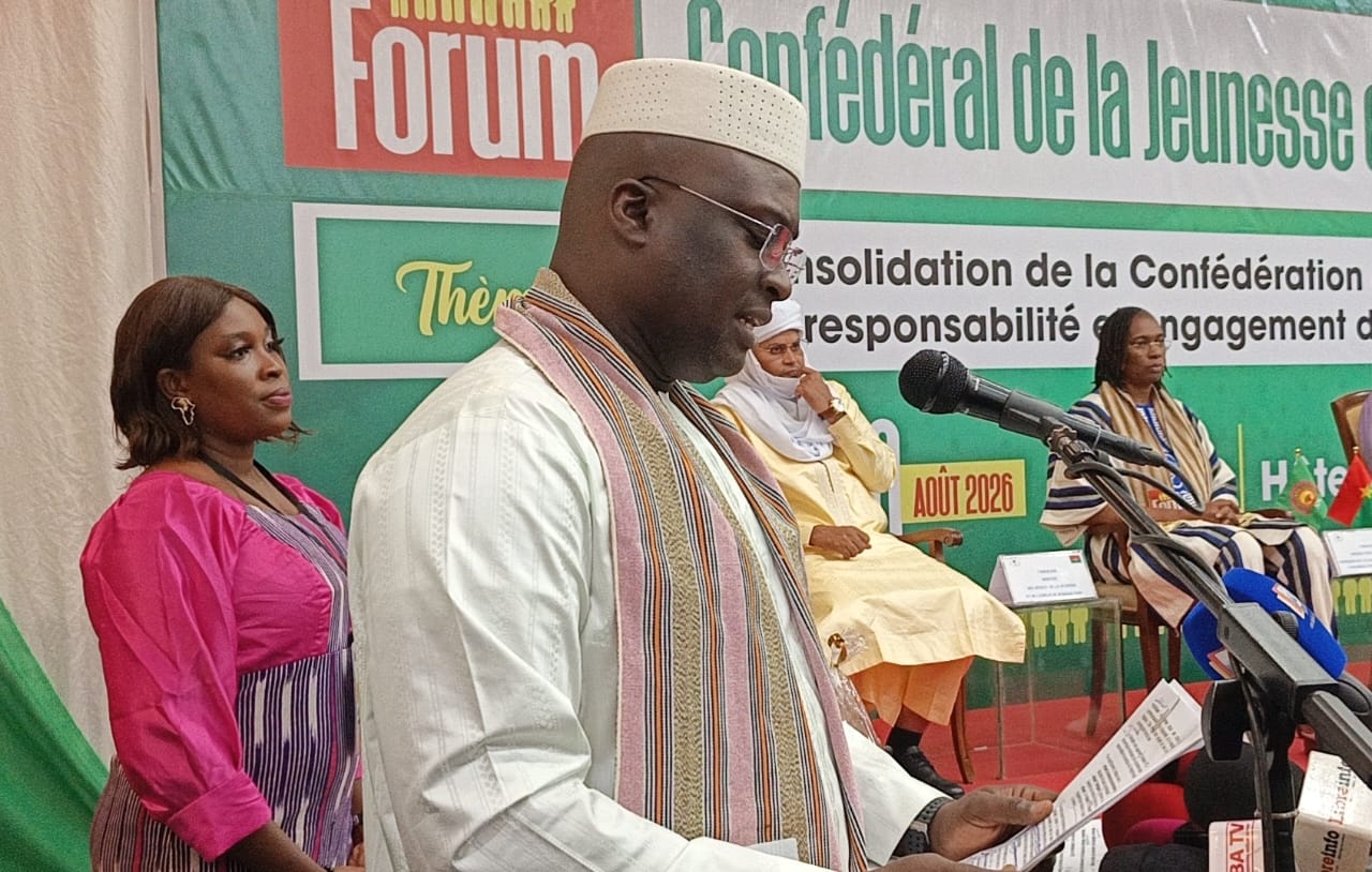 Le ministre chargé de la Jeunesse du Mali, Abdoul Kassim Fomba