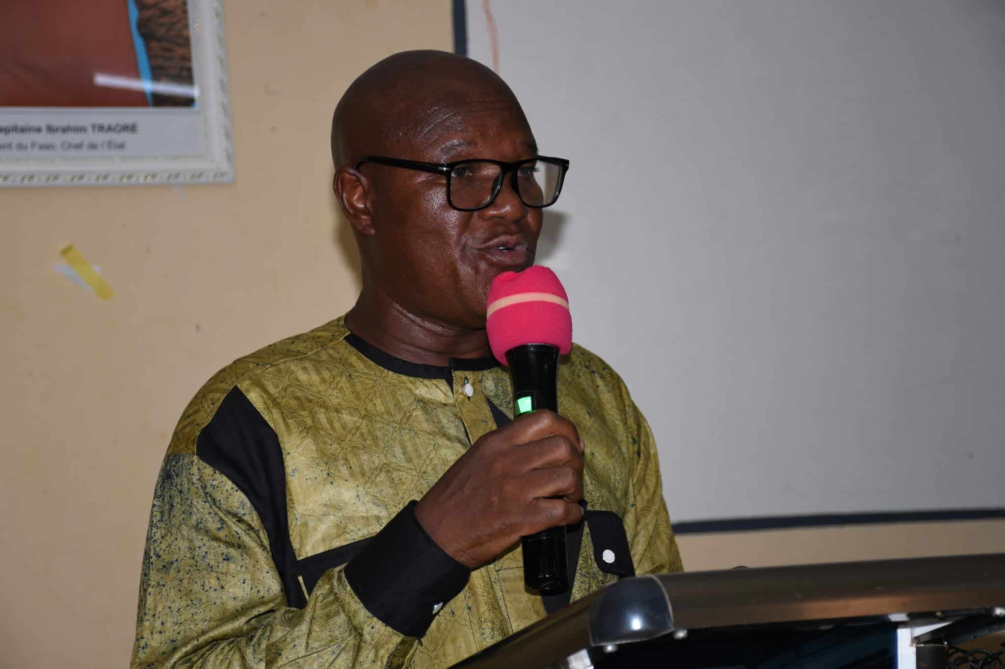Le directeur régional de l'Enseignement secondaire du Nakambé, Nachor Sorgho