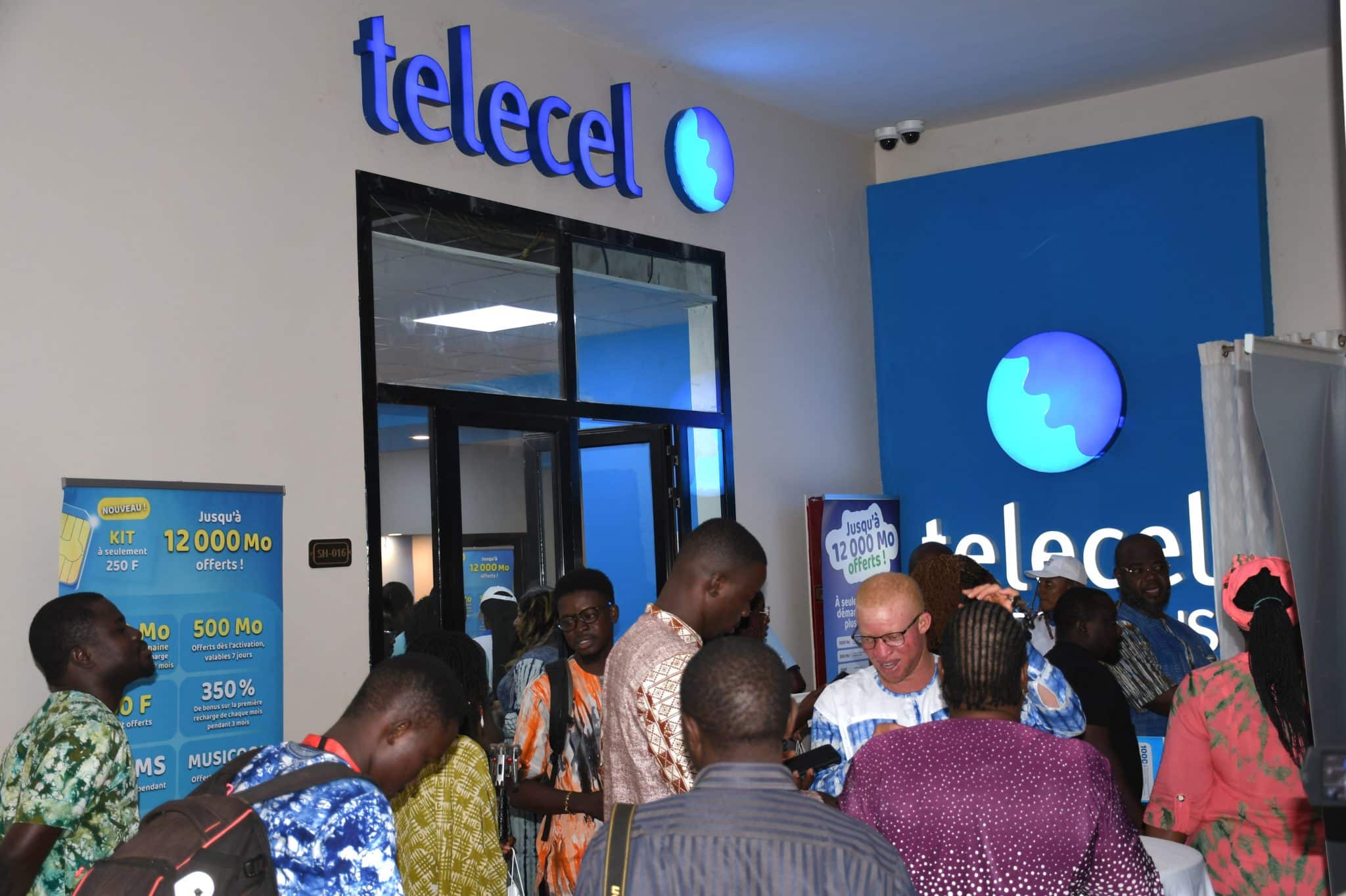 La nouvelle agence Telecel Faso située au centre commercial Ouaga Mall, dédiée à la proximité avec la clientèle