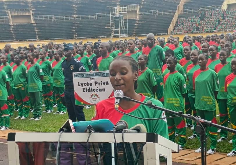 Fatimata Diallo, représentante des élèves de la région du Guiriko