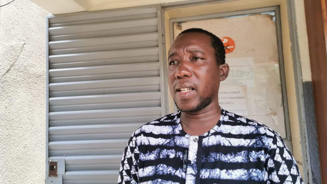 Hamza Sawadogo, président du COGES de Larlé