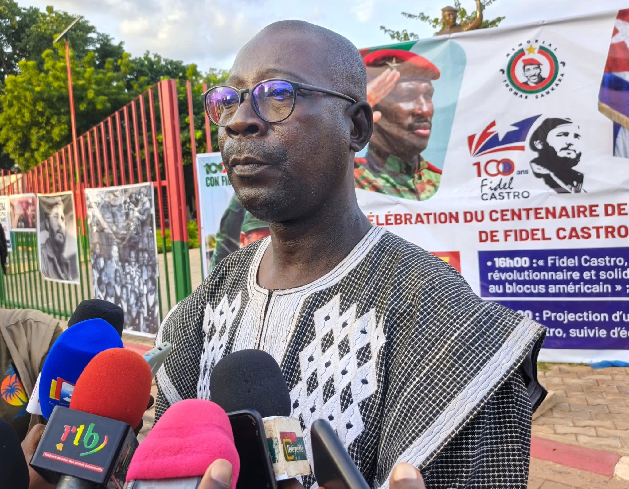 François Lompo, président de l’Association des anciens étudiants burkinabè formés à Cuba