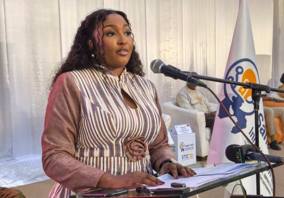La directrice générale de Sahal Tech Labs, Nelly Minoungou