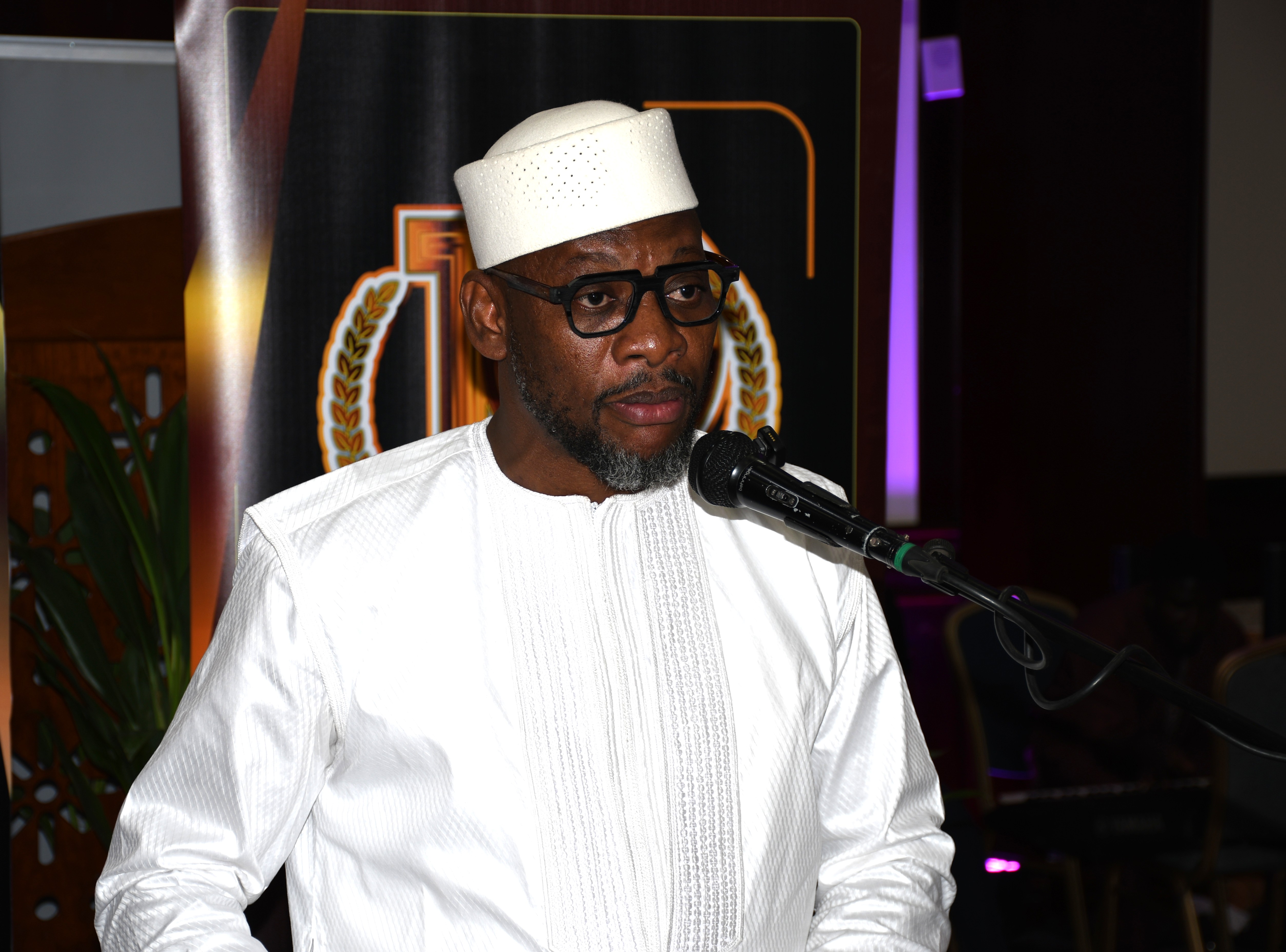 Nebié, secrétaire général du LIEN : « Ces 10 années traduisent une décennie d'engagement, de solidarité, de résilience et d'actions concrètes. » (@Burkina)