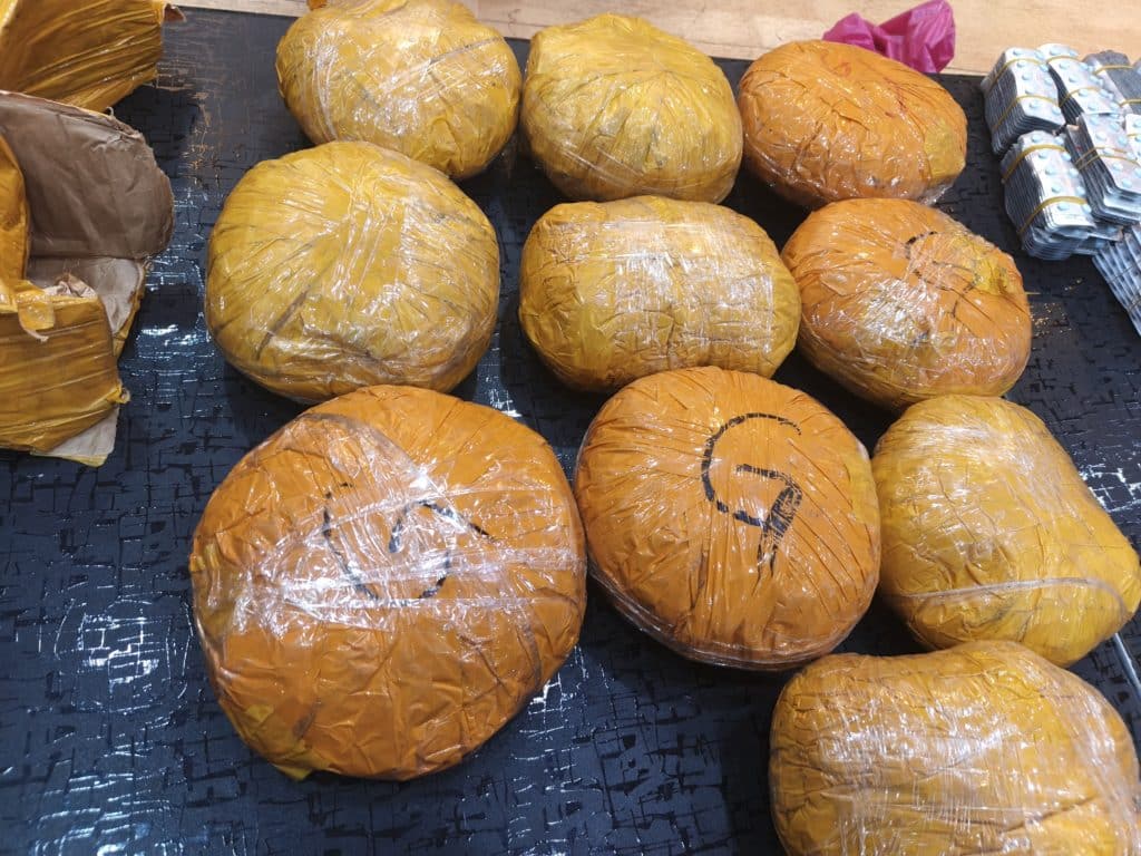 Saisie de drogue