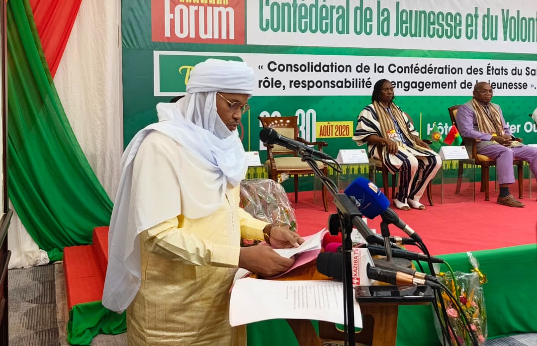 Le ministre chargé de la Jeunesse du Niger, Sidi Mohamed Almahmoud