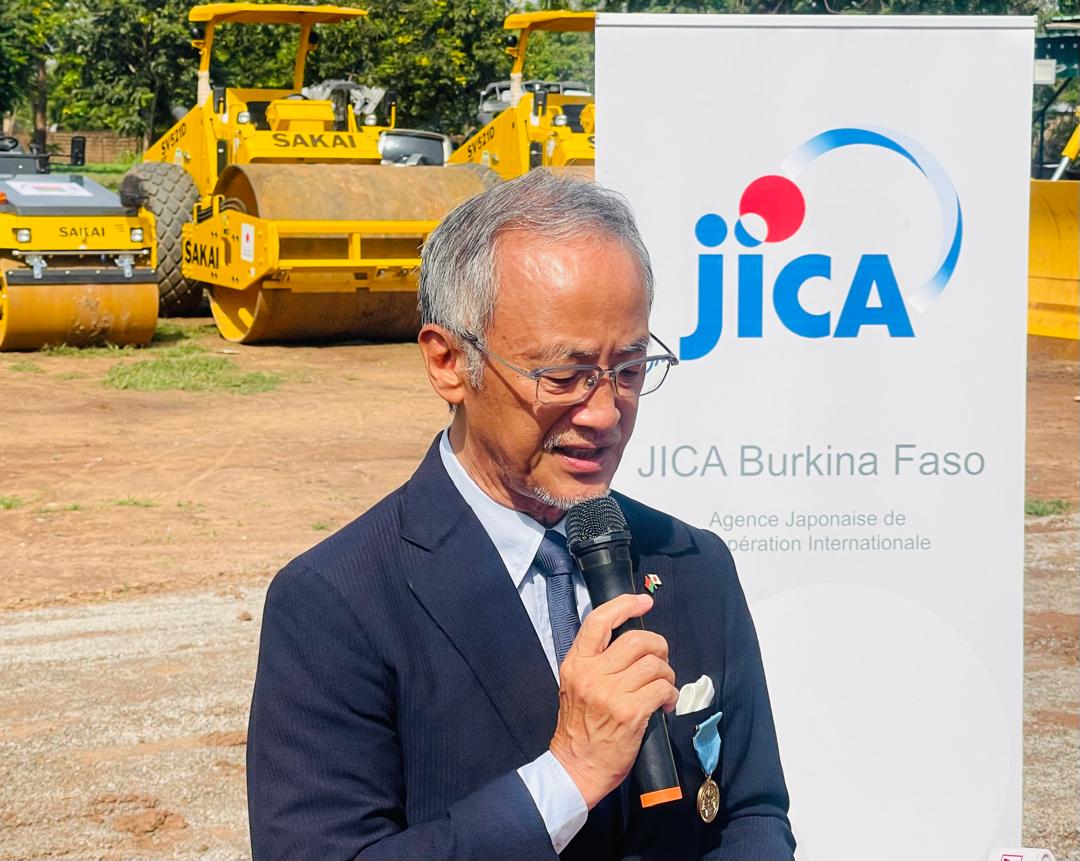 l’ambassadeur du Japon au Burkina Faso, Nagashima Jun,