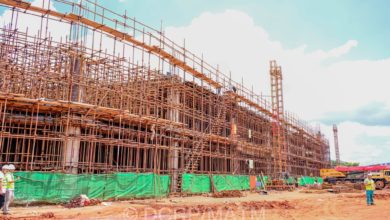 chantier à l'Aéroport international de Bobo-Dioulasso