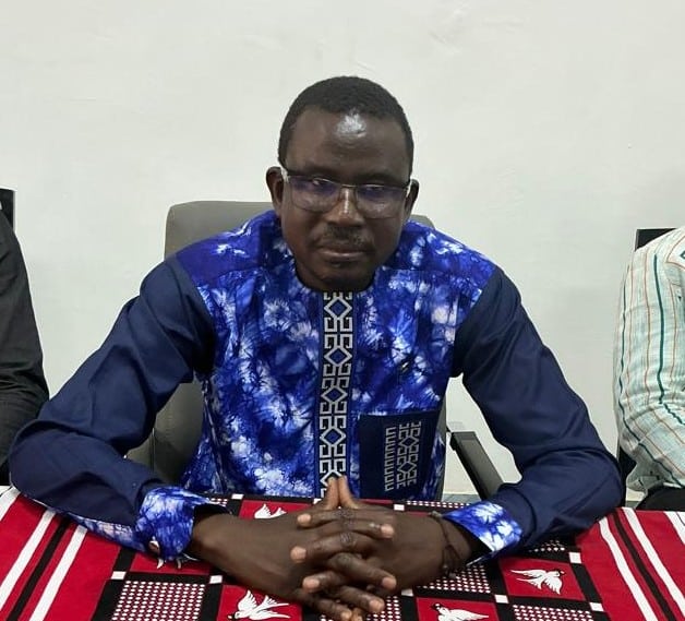 Le Pr Moumouni Zoungrana prononçant son allocution axée sur la modernisation de l'enseignement technique et professionnel