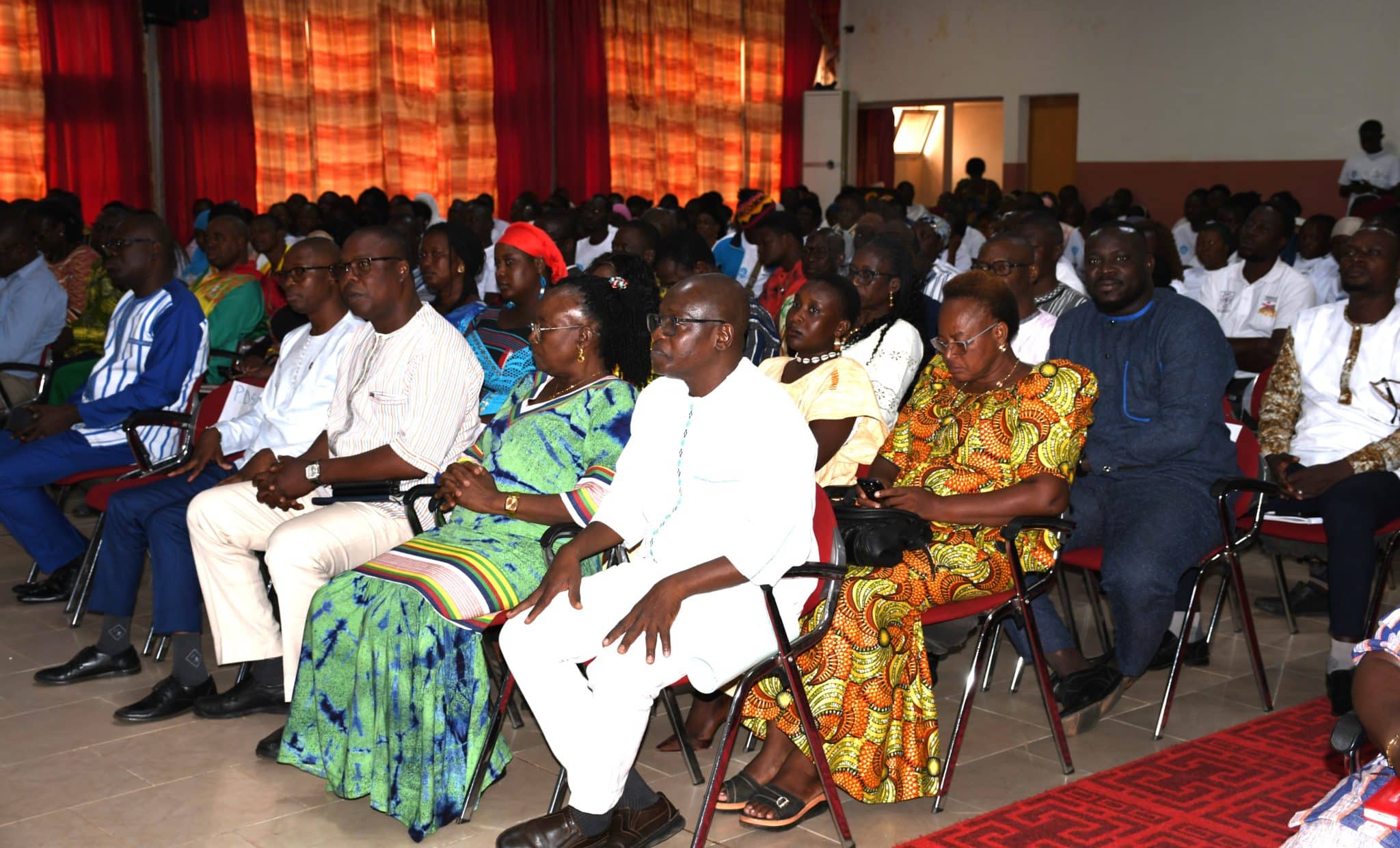 Vue partielle de la salle des Fêtes de l’Hôtel de Ville de Ouagadougou lors de la cérémonie d’ouverture de la JIJ 2026.
