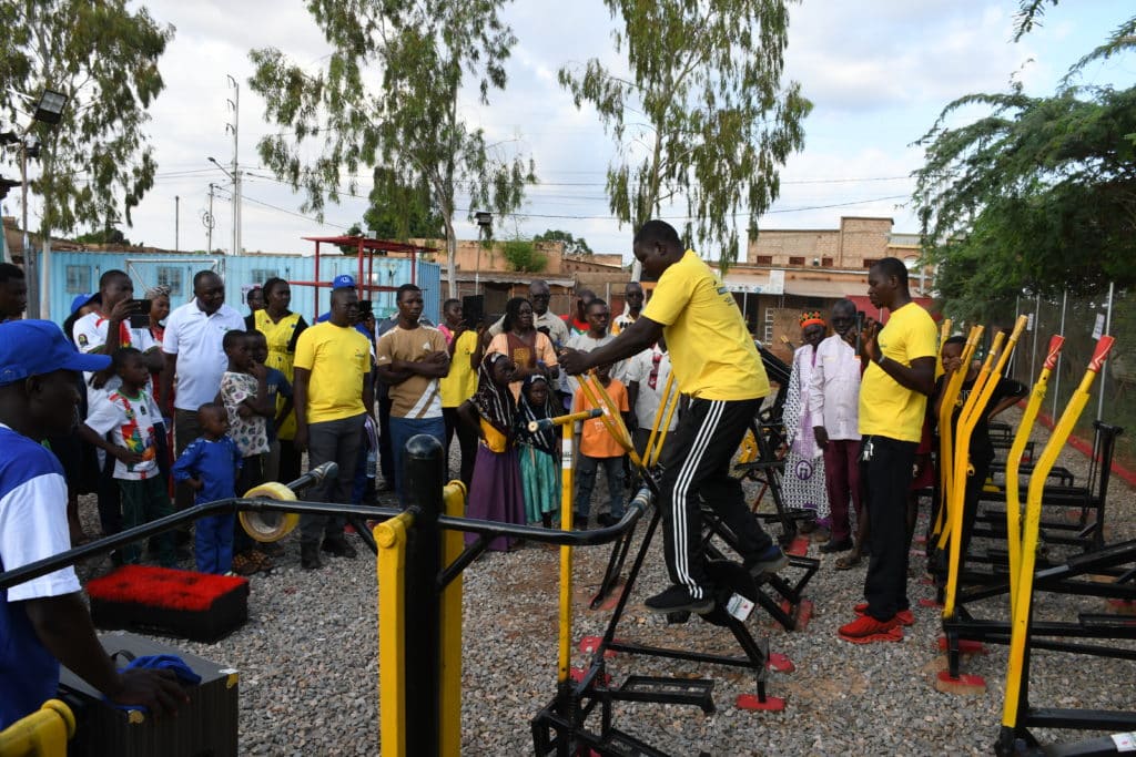 Inauguration de l’Espace Sportif Le Faso « Thomas Sankara » : Un pas de plus pour le sport de proximité à Ouagadougou