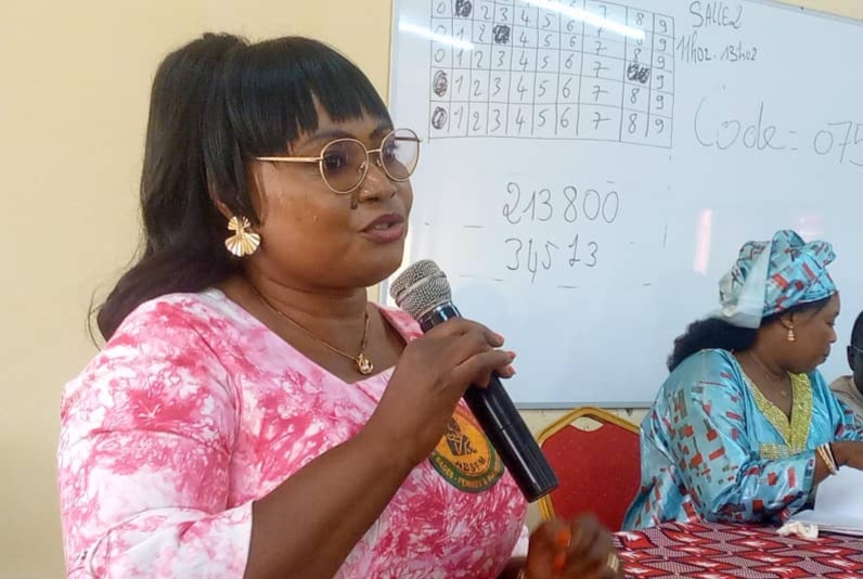 Blanche Zoungrana, présidente de l’Association burkinabè des sages-femmes et maïeuticiens (ABSFM),photo @DR