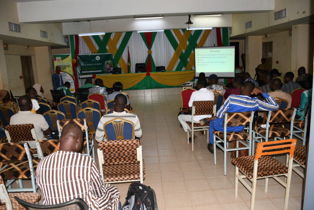 Civic Education Training Equips Teachers in Burkina Faso